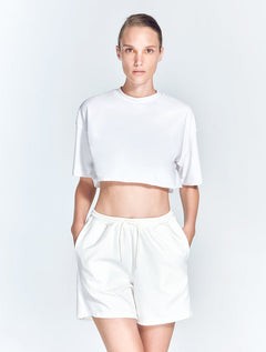 Linette White Shorts -Activewear Moeva