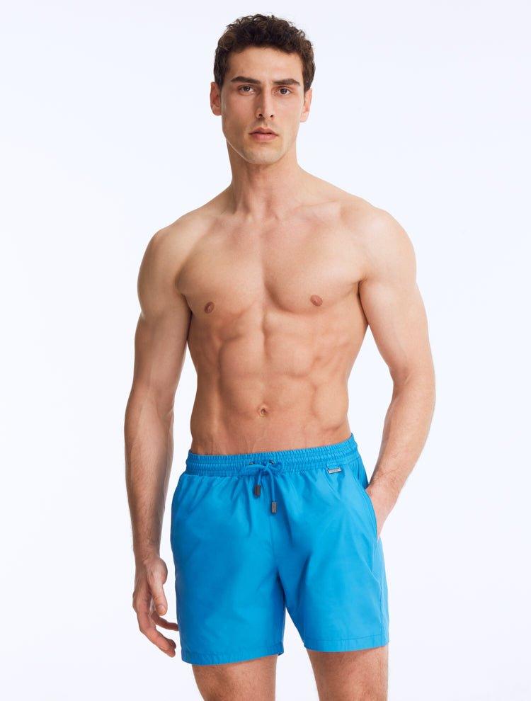 Louis Teal Swim Shorts Quick Dry Swim Shorts for Men MOEVA Moeva
