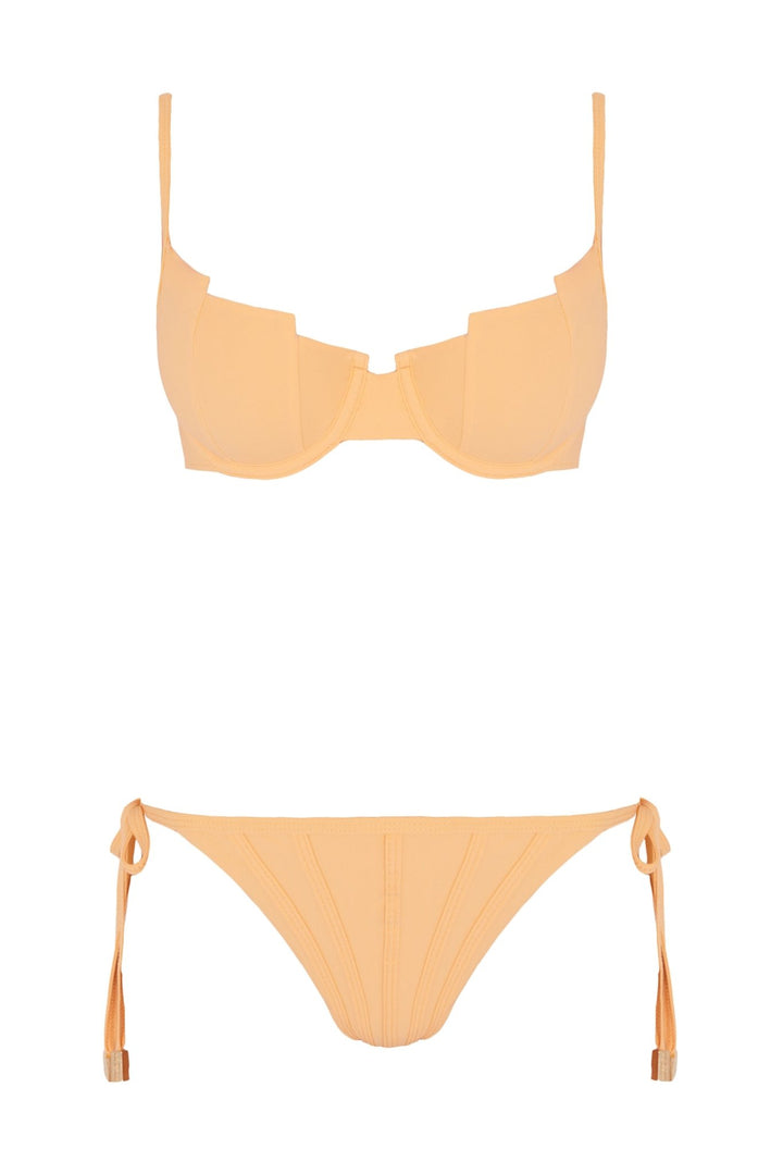 Luigiana Orange Bikini Set -Bikini Sets Moeva