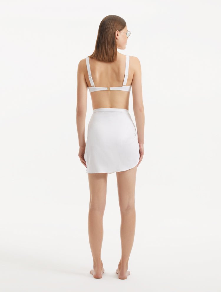 Maeby White Skirt -Beachwear Skirts Moeva