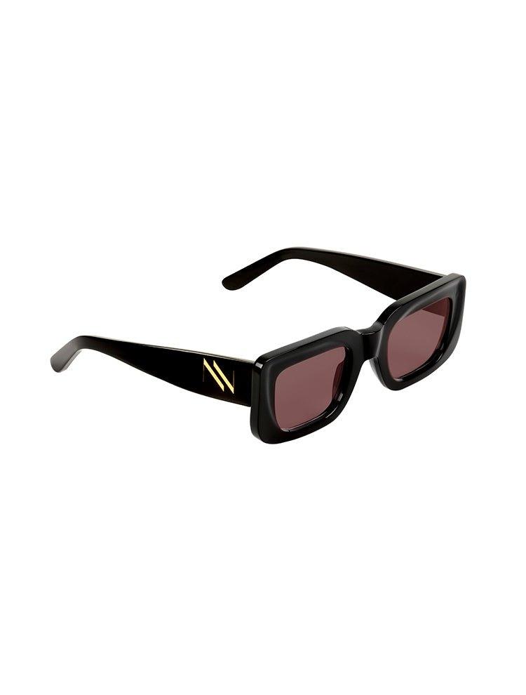Marche Black Sunglasses | Moeva | Sunglasses | Each week unveils new pieces—luxury swimwear, fluid resort silhouettes, and elevated summer-to-evening essentials designed to carry you from coastal escapes to city nights.