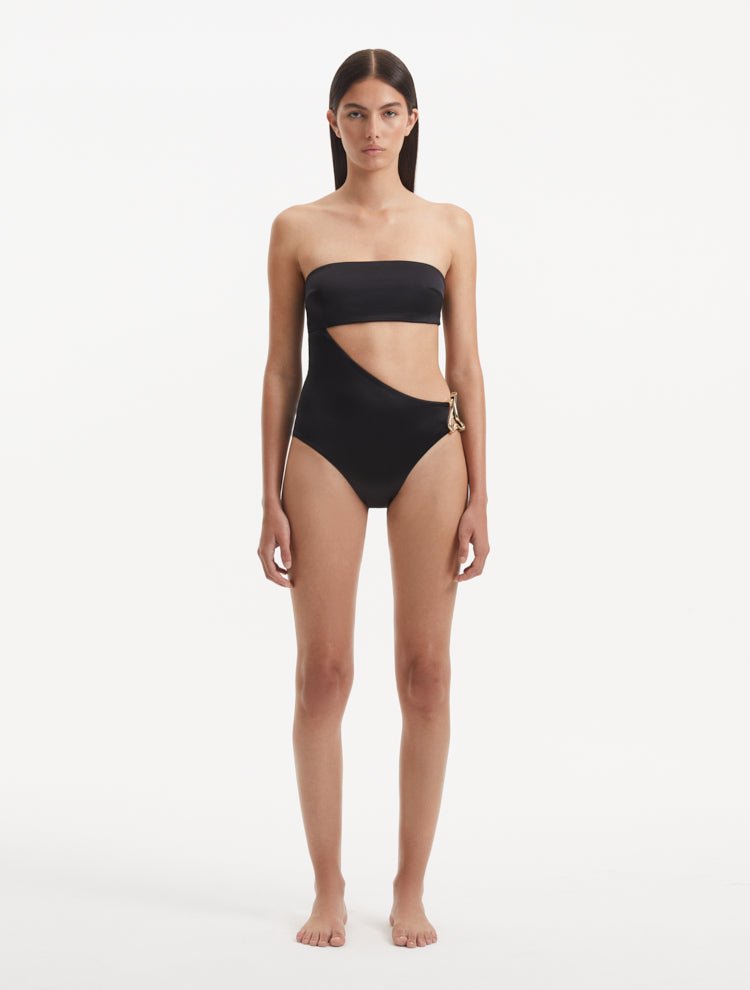 Marilla Black Swimsuit -Swimsuit Moeva