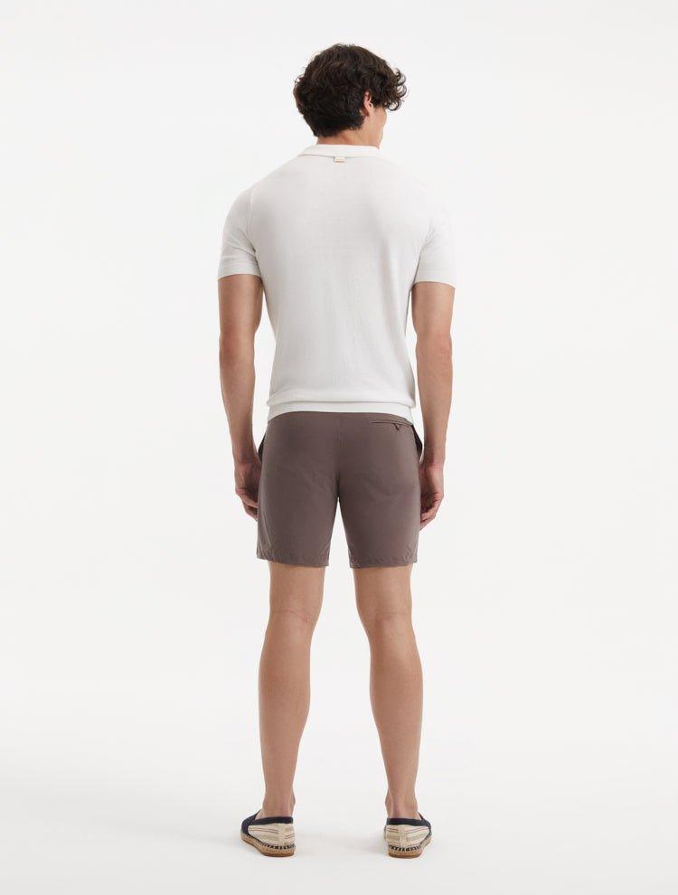 "Back view of Mark white t-shirt, highlighting the sleek and tailored fit".