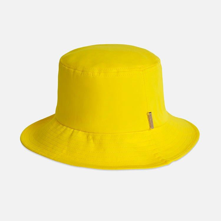 Miami Yellow Classic Cotton Bucket Hat | Moeva | Hat | Each week unveils new pieces—luxury swimwear, fluid resort silhouettes, and elevated summer-to-evening essentials designed to carry you from coastal escapes to city nights.