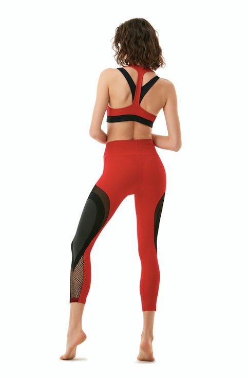Mila Red/Black Leggings | Moeva | Activewear | Each week unveils new pieces—luxury swimwear, fluid resort silhouettes, and elevated summer-to-evening essentials designed to carry you from coastal escapes to city nights.