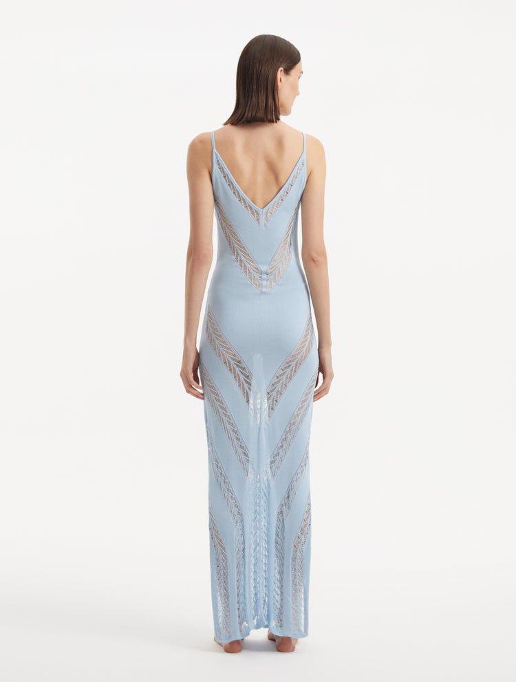 Xumar - Mimi Baby Blue Dress | Moeva | Beachwear Dresses | Each week unveils new pieces—luxury swimwear, fluid resort silhouettes, and elevated summer-to-evening essentials designed to carry you from coastal escapes to city nights.