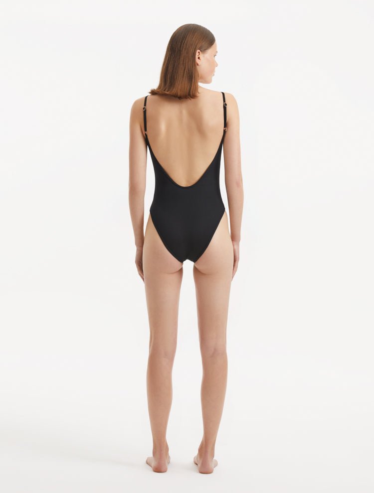 Muriel Black Swimsuit -Swimsuit Moeva