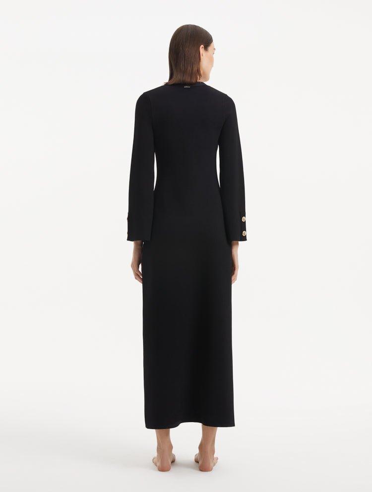 Nira Black Dress -RTW Dresses Moeva