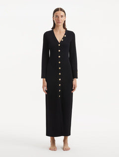 Nira Black Dress -RTW Dresses Moeva