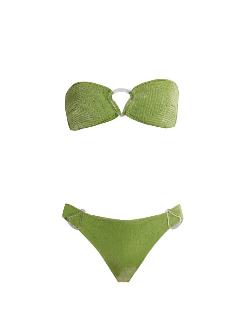 Nixie Green Bikini Set -Bikini Sets Moeva