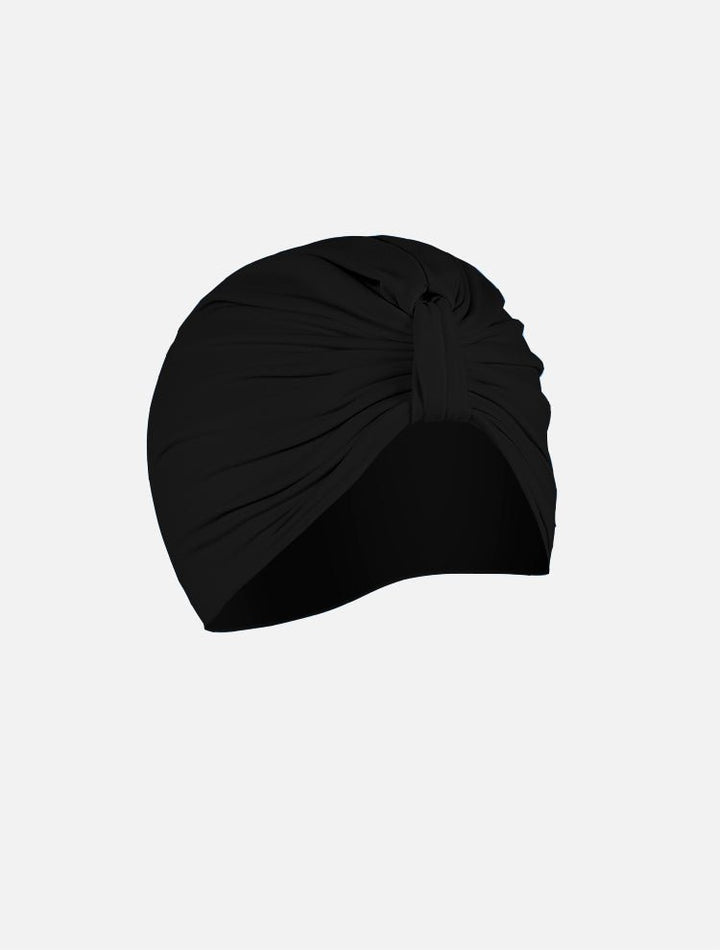 Noor Black Turban Headband With Twist-Front -Women Hair Accessories Moeva