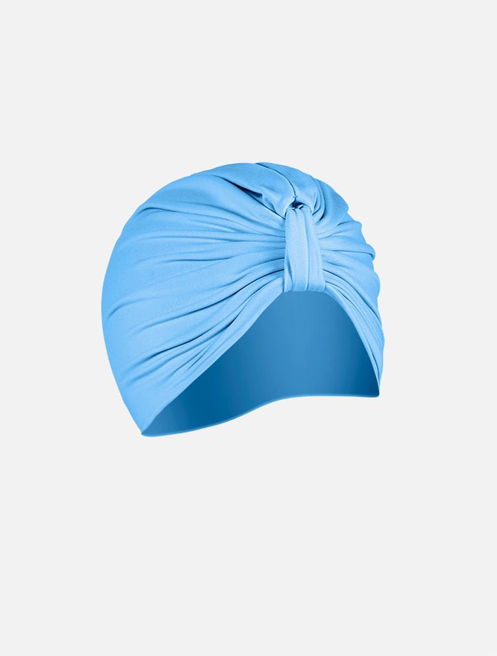 Noor Blue Turban Headband With Twist-Front -Women Hair Accessories Moeva