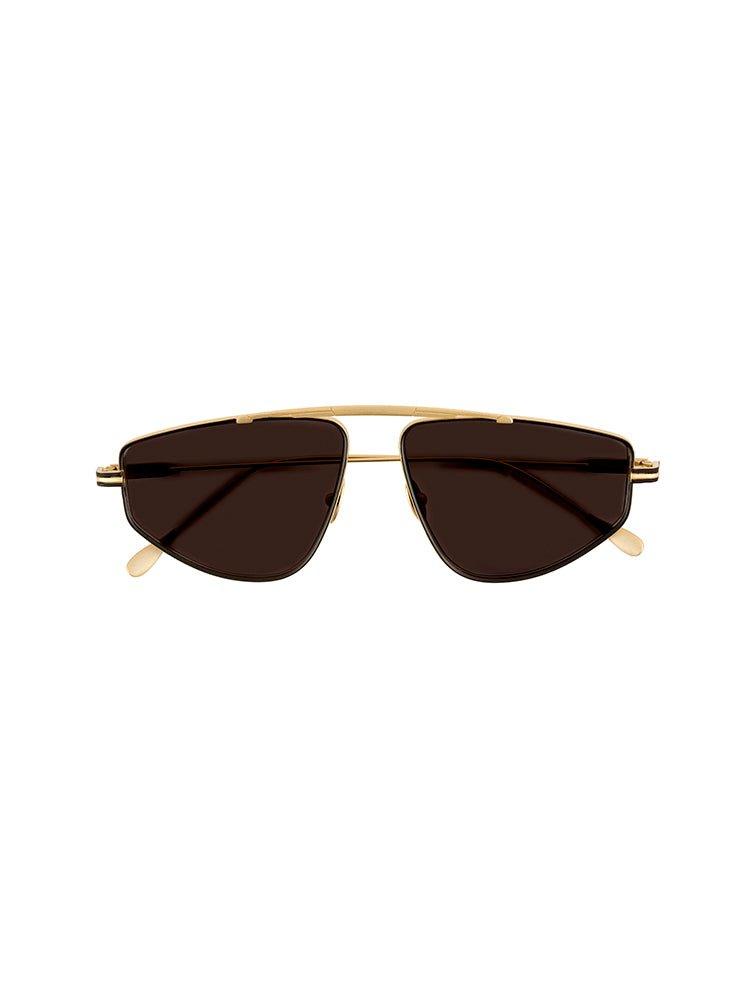 Sting Slim Gold Frame Matt Black Aviator Sunglasses | Moeva | Sunglasses | Each week unveils new pieces—luxury swimwear, fluid resort silhouettes, and elevated summer-to-evening essentials designed to carry you from coastal escapes to city nights.