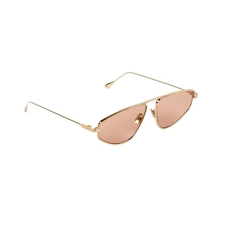 Sting Brown Rose Gold Sunglasses | Moeva | Sunglasses | Each week unveils new pieces—luxury swimwear, fluid resort silhouettes, and elevated summer-to-evening essentials designed to carry you from coastal escapes to city nights.