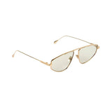 Side View of Sting Green Rose Gold Sunglasses - MOEVA Luxury  Swimwear, Adjustable Nonslip Nose Pads, 100% UV Protection Women's Sunglassess, MOEVA Luxury  Swimwear   