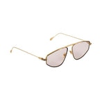 Side View of Sting Green Rose Gold Sunglasses - MOEVA Luxury  Swimwear, Adjustable Nonslip Nose Pads, 100% UV Protection Women's Sunglassess, MOEVA Luxury  Swimwear   