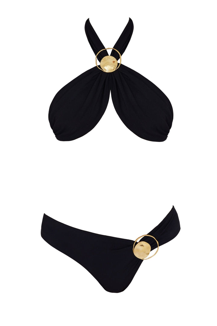 Piera Black Bikini Set -Bikini Sets Moeva