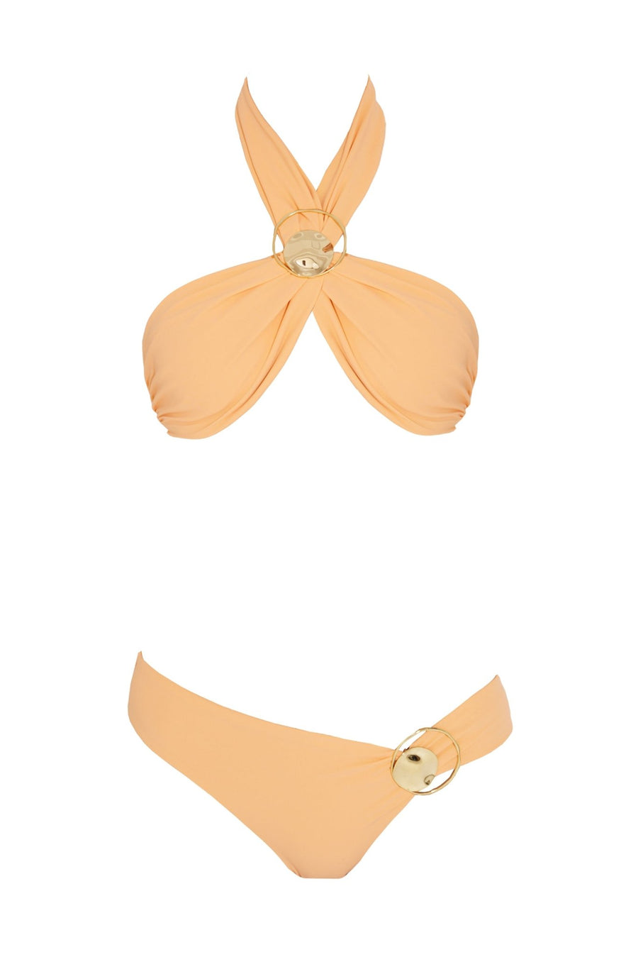 Piera Orange Bikini Set -Bikini Sets Moeva