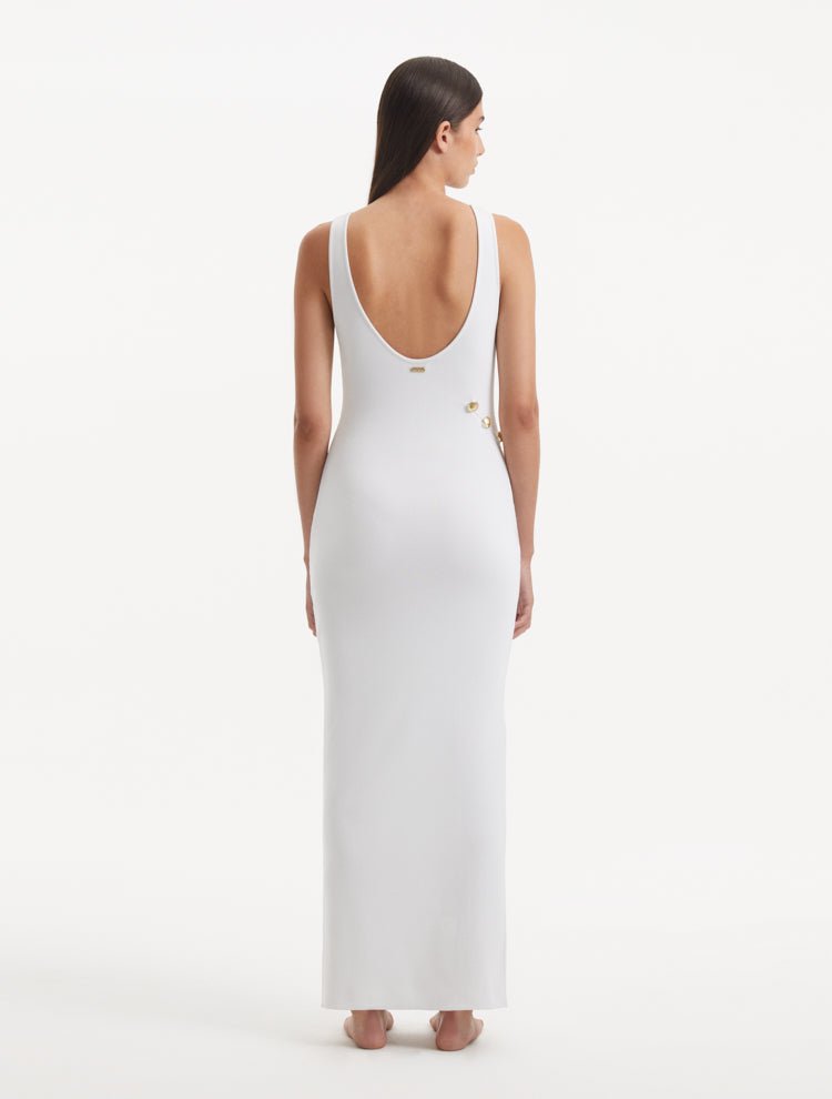 Raine White Dress -RTW Dresses Moeva