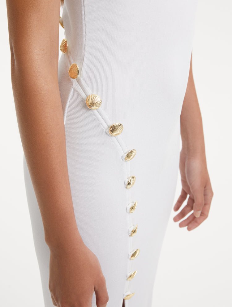 Raine White Dress -RTW Dresses Moeva