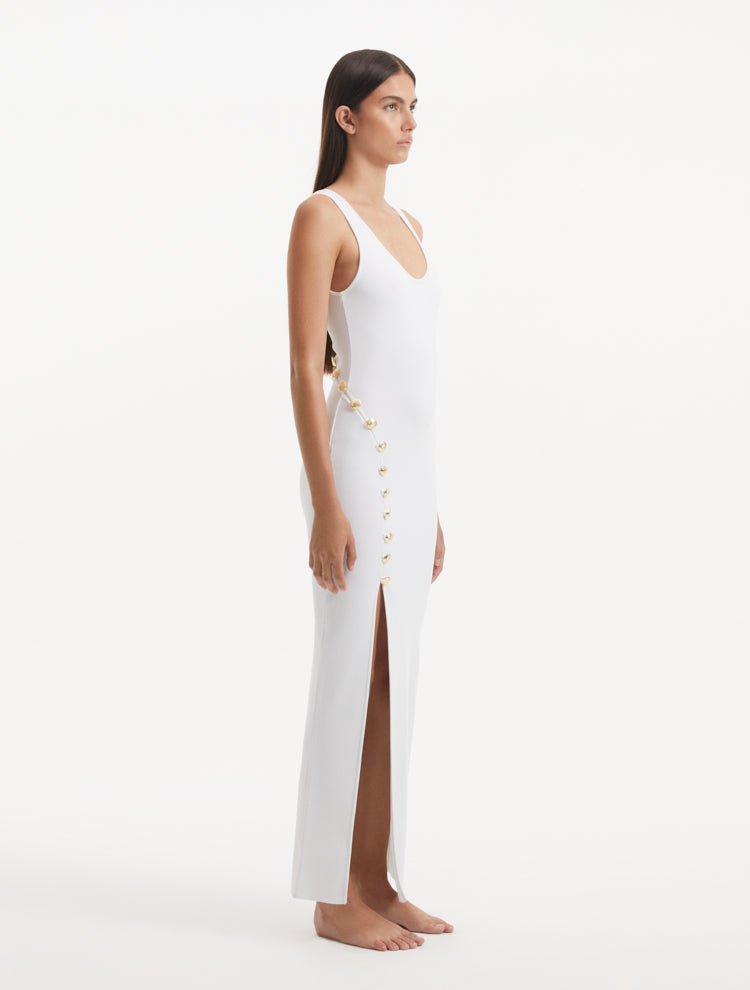 Raine White Dress -RTW Dresses Moeva