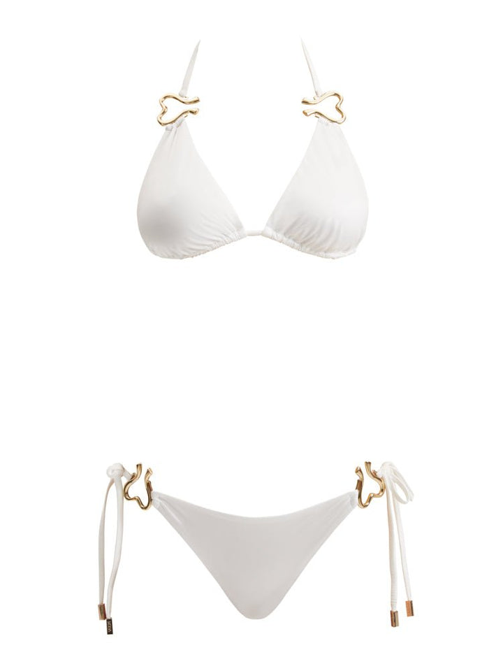 Rhea White Bikini Set - Moeva