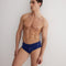 Ricardo Blue/Grey/Baby Blue Quick Dry Swim Briefs with Drawcord | Moeva | Briefs | Each week unveils new pieces—luxury swimwear, fluid resort silhouettes, and elevated summer-to-evening essentials designed to carry you from coastal escapes to city nights.