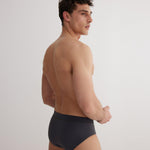 Ricardo Grey/Green/White Blue Quick Dry Swim Briefs with Drawcord | Moeva | Briefs | Each week unveils new pieces—luxury swimwear, fluid resort silhouettes, and elevated summer-to-evening essentials designed to carry you from coastal escapes to city nights.