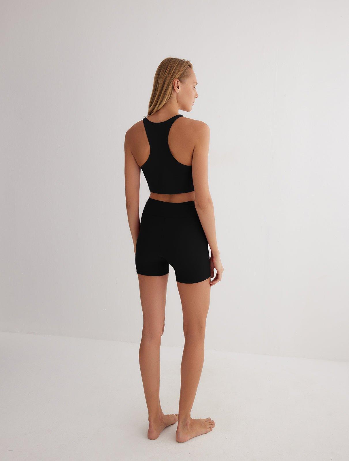 Rocco Black/Camel Reversible Shorts | Moeva | Women Beachwear Shorts | Each week unveils new pieces—luxury swimwear, fluid resort silhouettes, and elevated summer-to-evening essentials designed to carry you from coastal escapes to city nights.