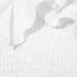 Close-up of the ruffle details and fabric texture, emphasizing the quality and fun design.