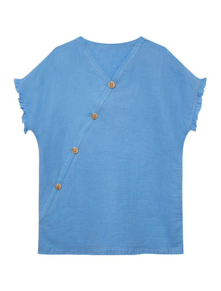 Suri Baby Blue Kaftan -Kids Beach Towels Moeva
