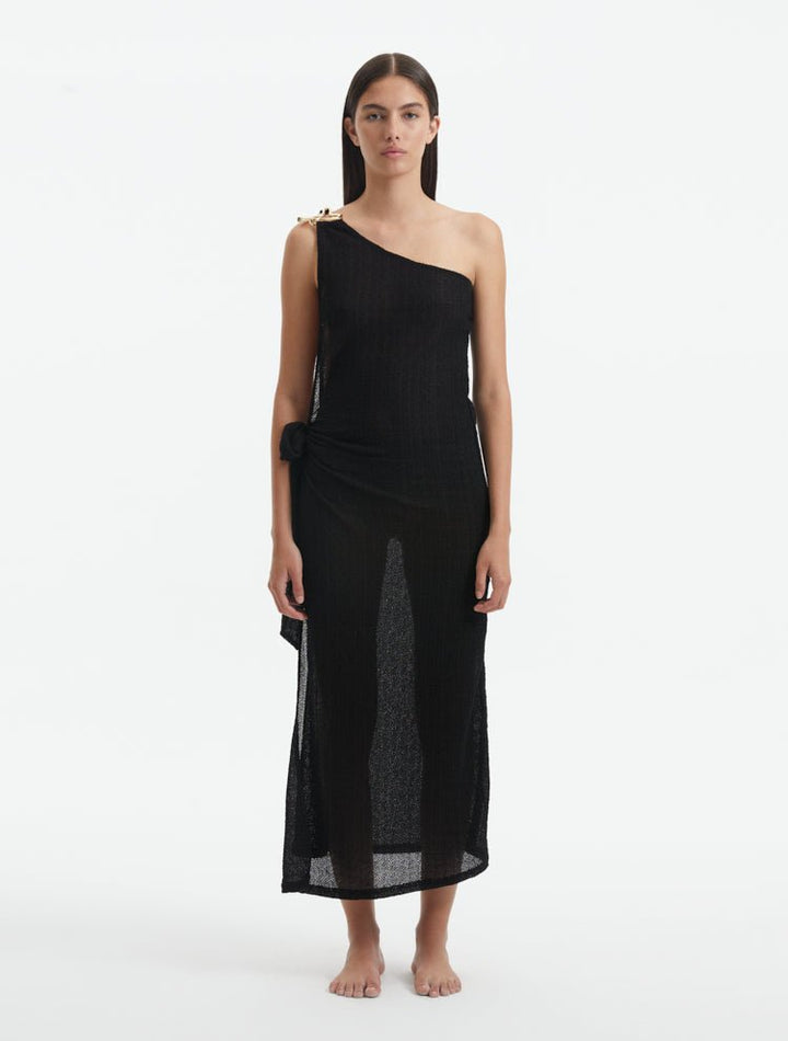 Susanna Black Dress -Beachwear Dresses Moeva
