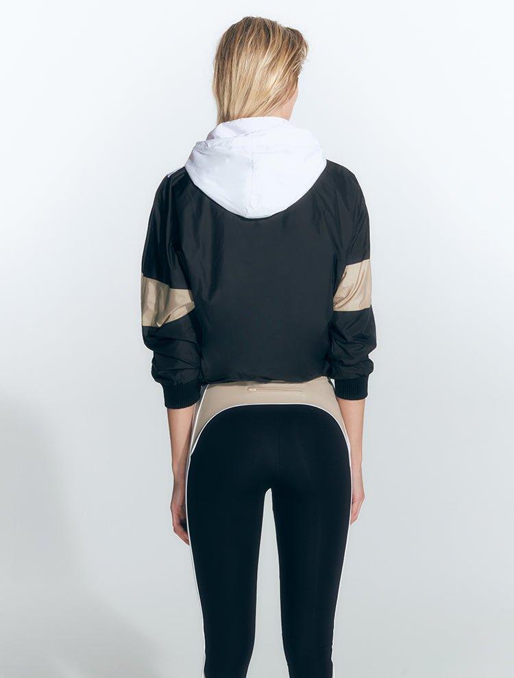 Virginia Black/Nude/White Jacket | Moeva | Activewear | Each week unveils new pieces—luxury swimwear, fluid resort silhouettes, and elevated summer-to-evening essentials designed to carry you from coastal escapes to city nights.