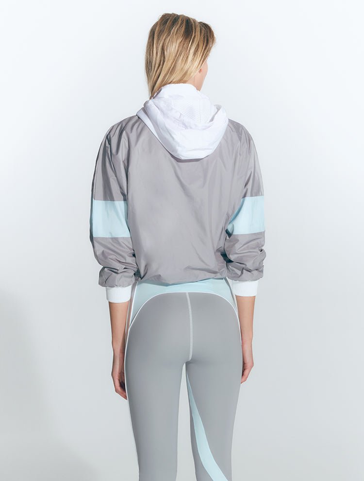 Virginia Green/Grey/White Jacket -Activewear Moeva