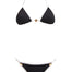 Decoupage image of the Zarya Black Bikini Set, presenting its cohesive design and quality craftsmanship